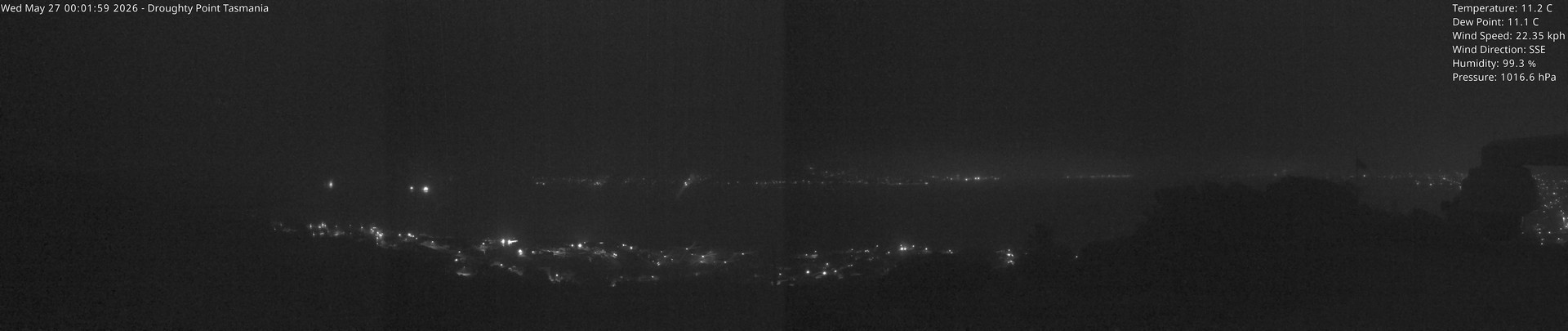 time-lapse frame, Droughty Point webcam