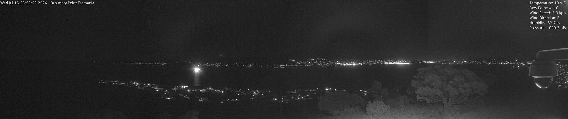time-lapse frame, Droughty Point webcam