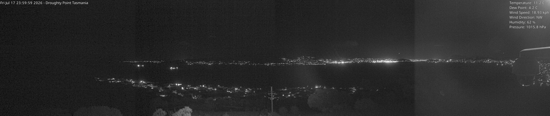time-lapse frame, Droughty Point webcam