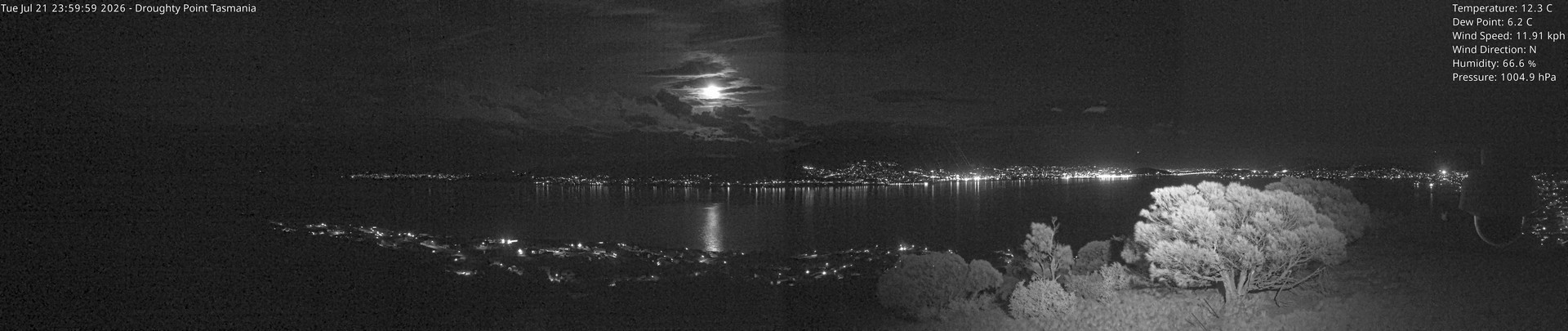 time-lapse frame, Droughty Point webcam