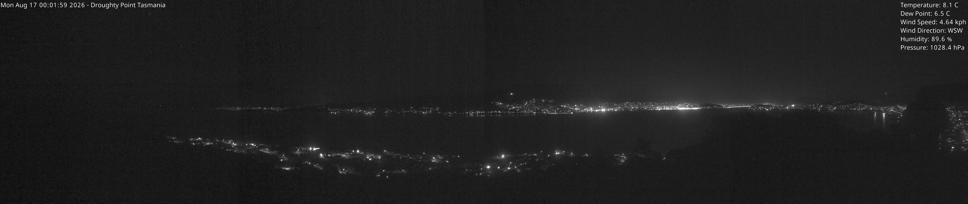 time-lapse frame, Droughty Point webcam