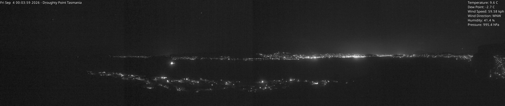 time-lapse frame, Droughty Point webcam