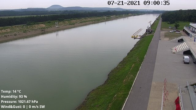 time-lapse frame, Labe Arena Racice webcam