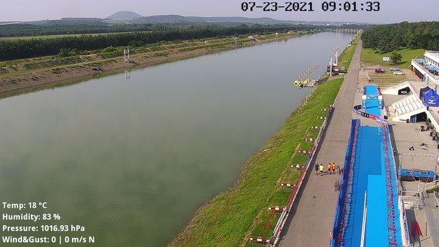 time-lapse frame, Labe Arena Racice webcam
