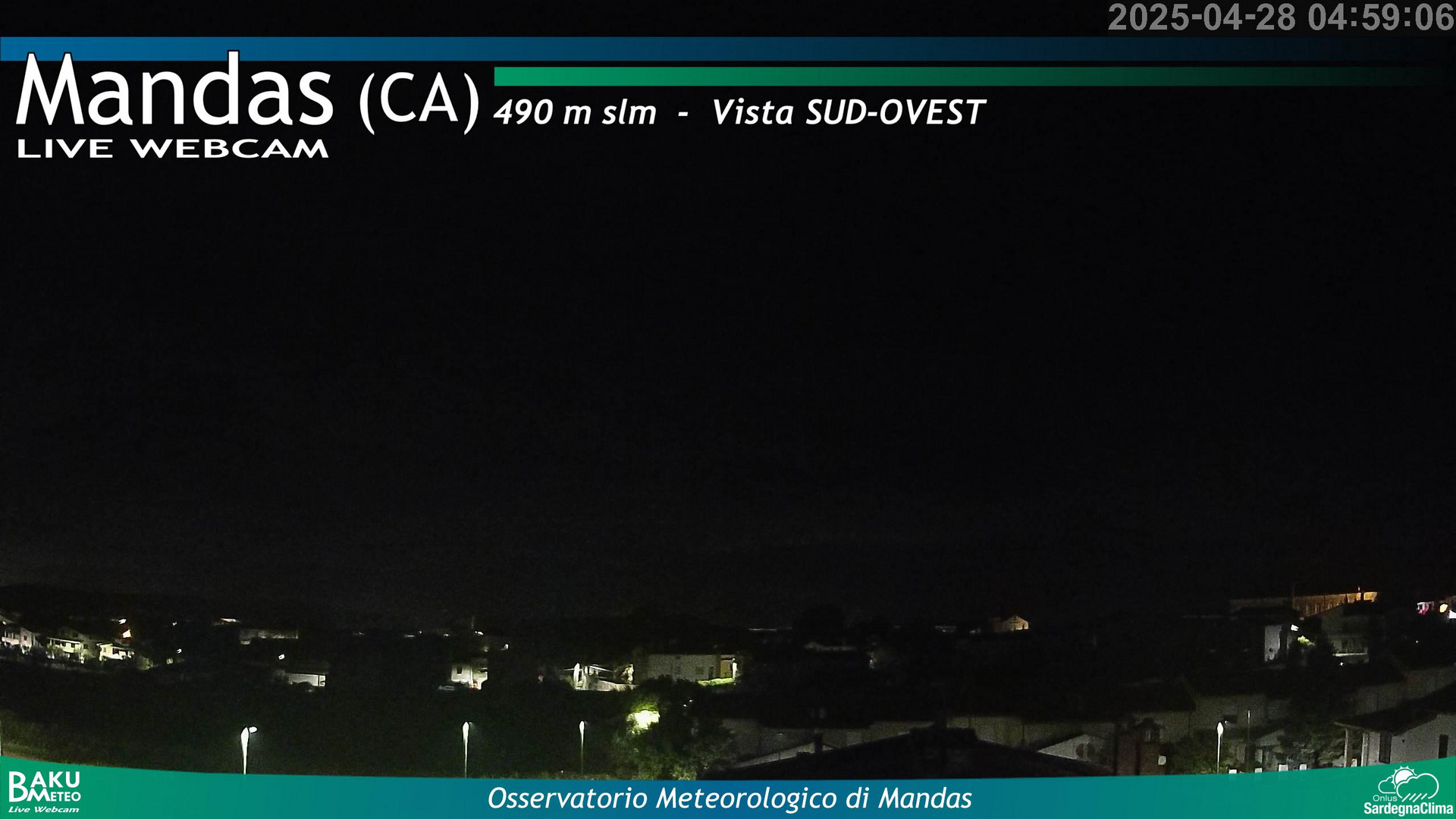 time-lapse frame, Mandas webcam