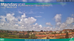 view from Mandas on 2025-05-06