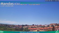 view from Mandas on 2025-05-08