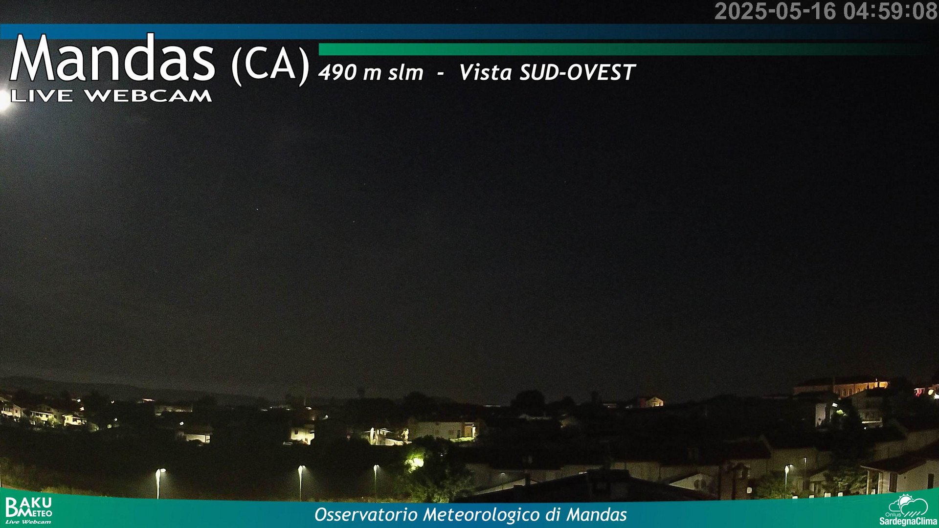 time-lapse frame, Mandas webcam
