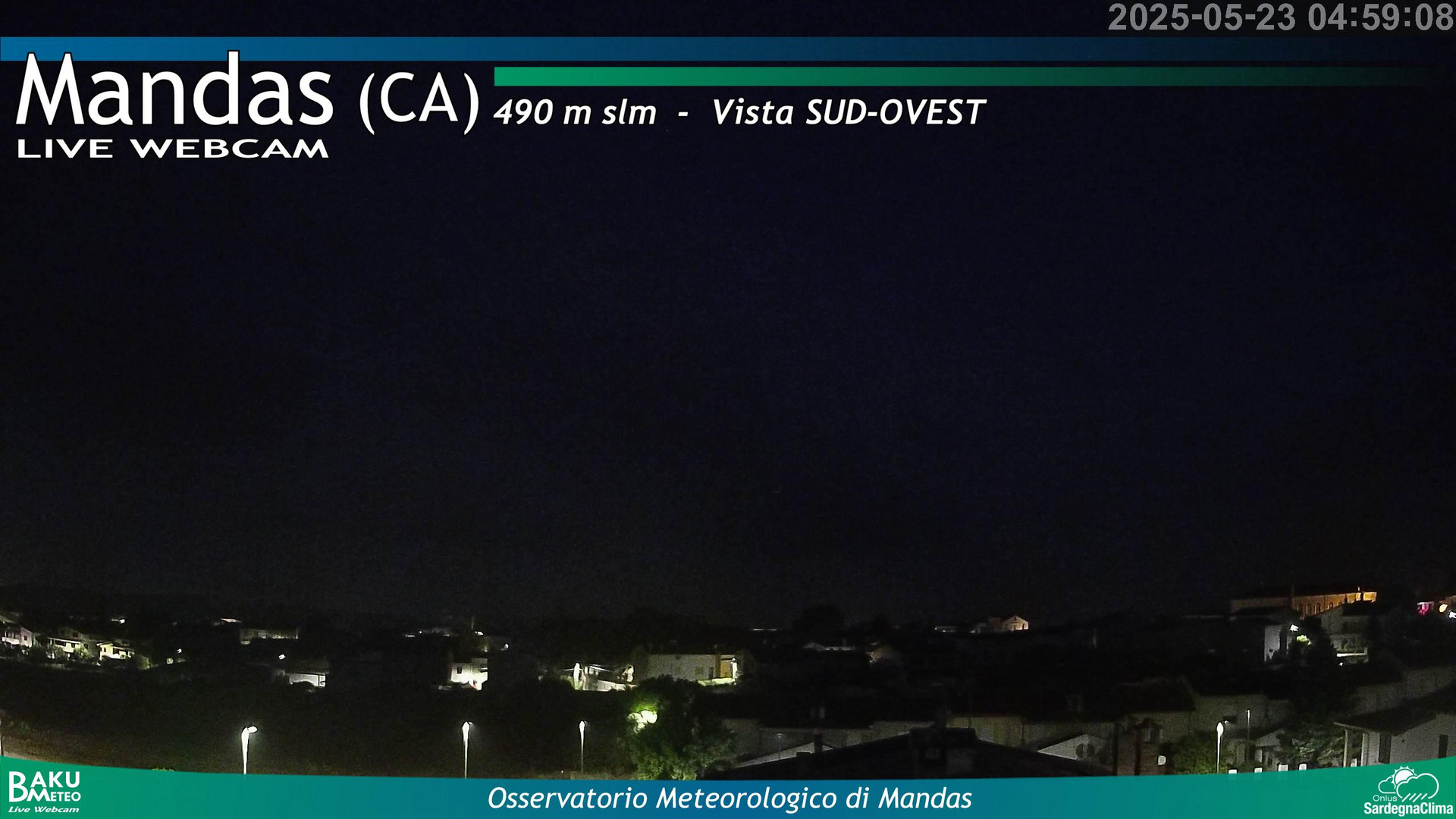 time-lapse frame, Mandas webcam