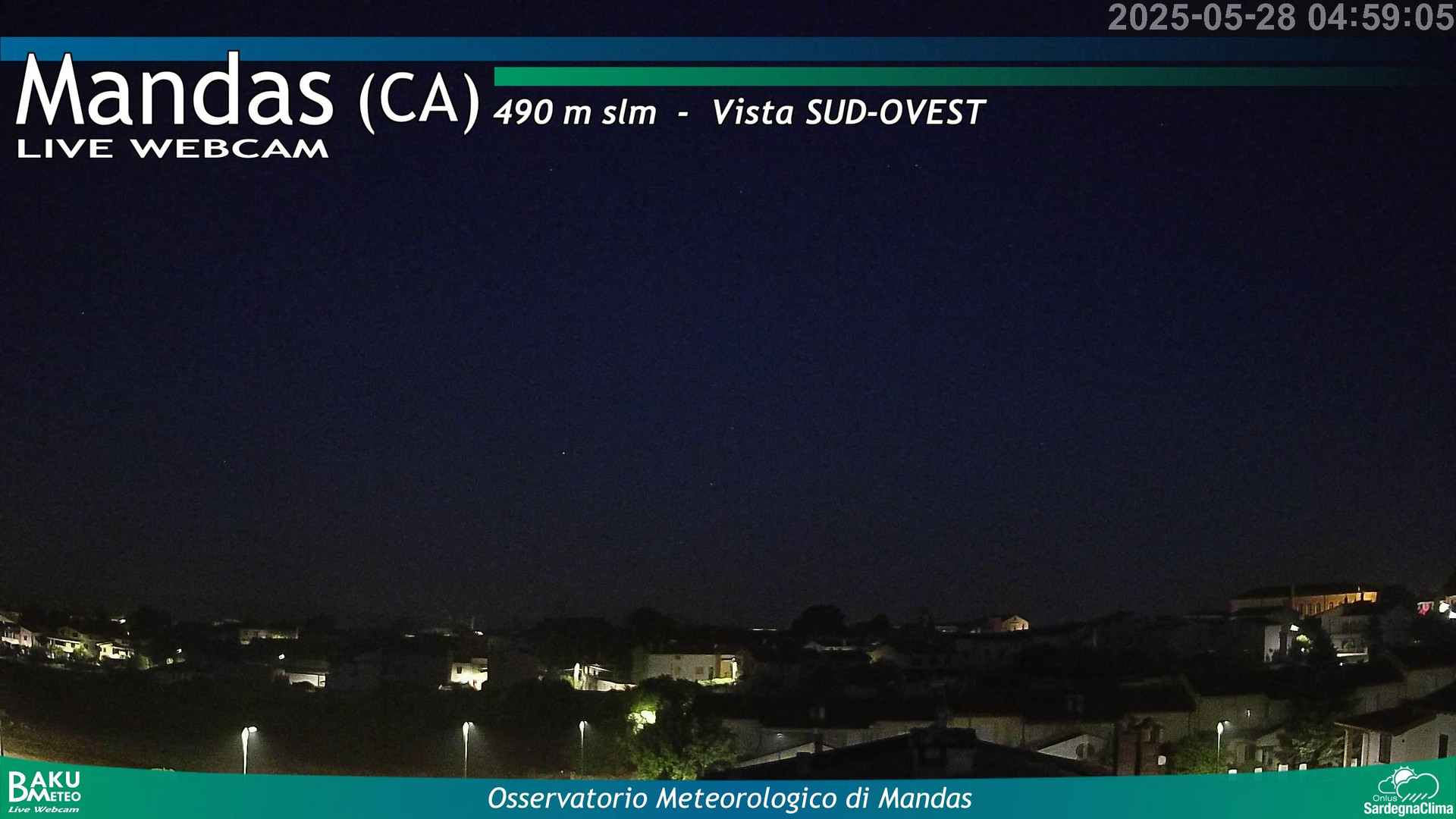 time-lapse frame, Mandas webcam