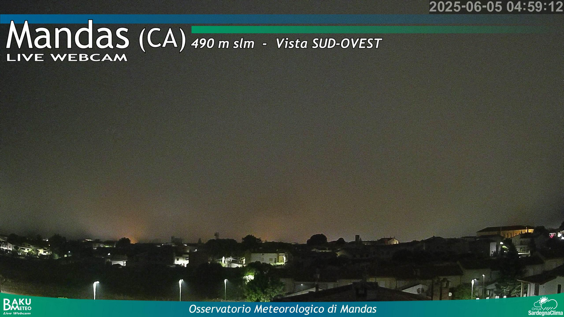 time-lapse frame, Mandas webcam