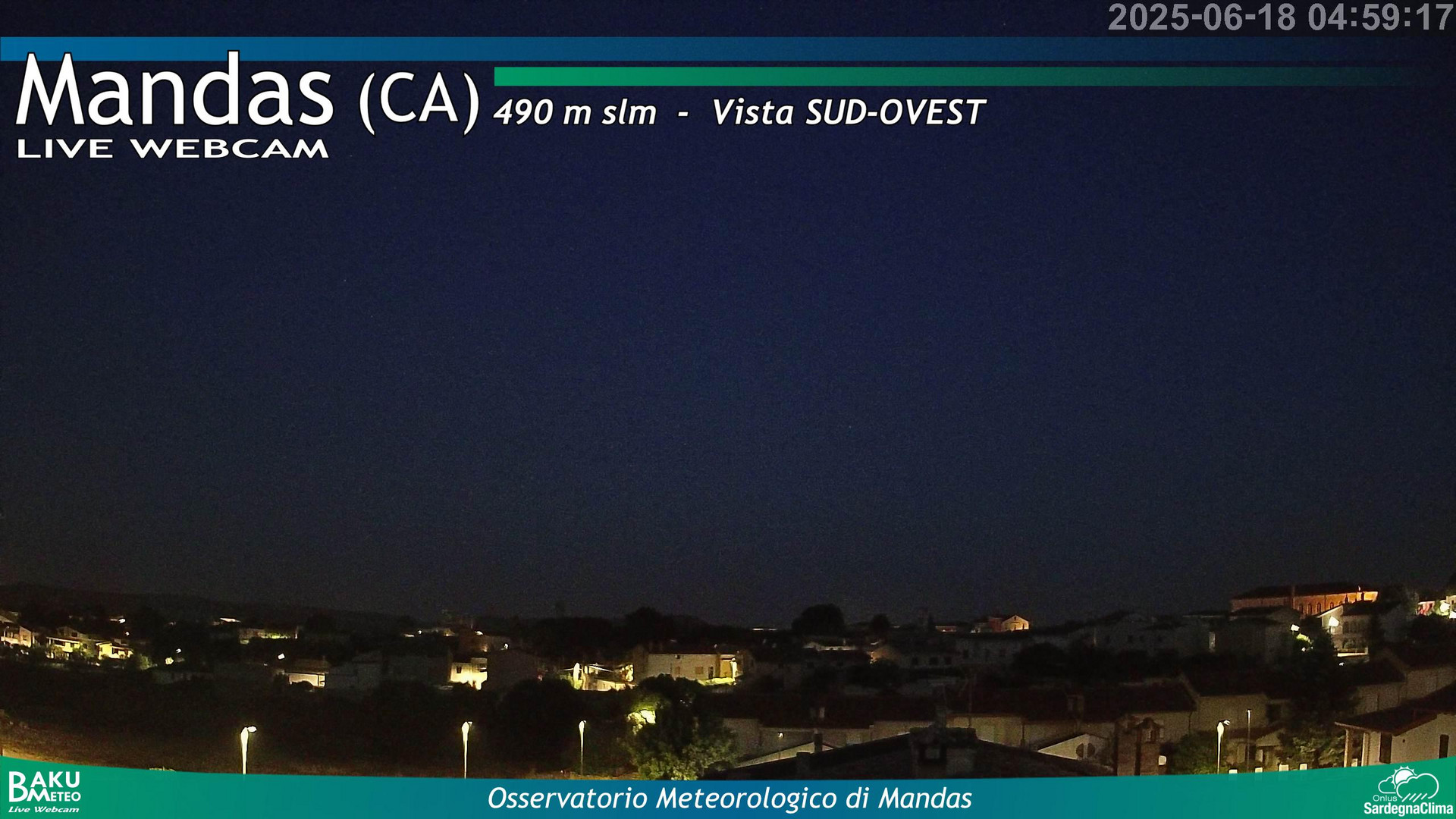 time-lapse frame, Mandas webcam