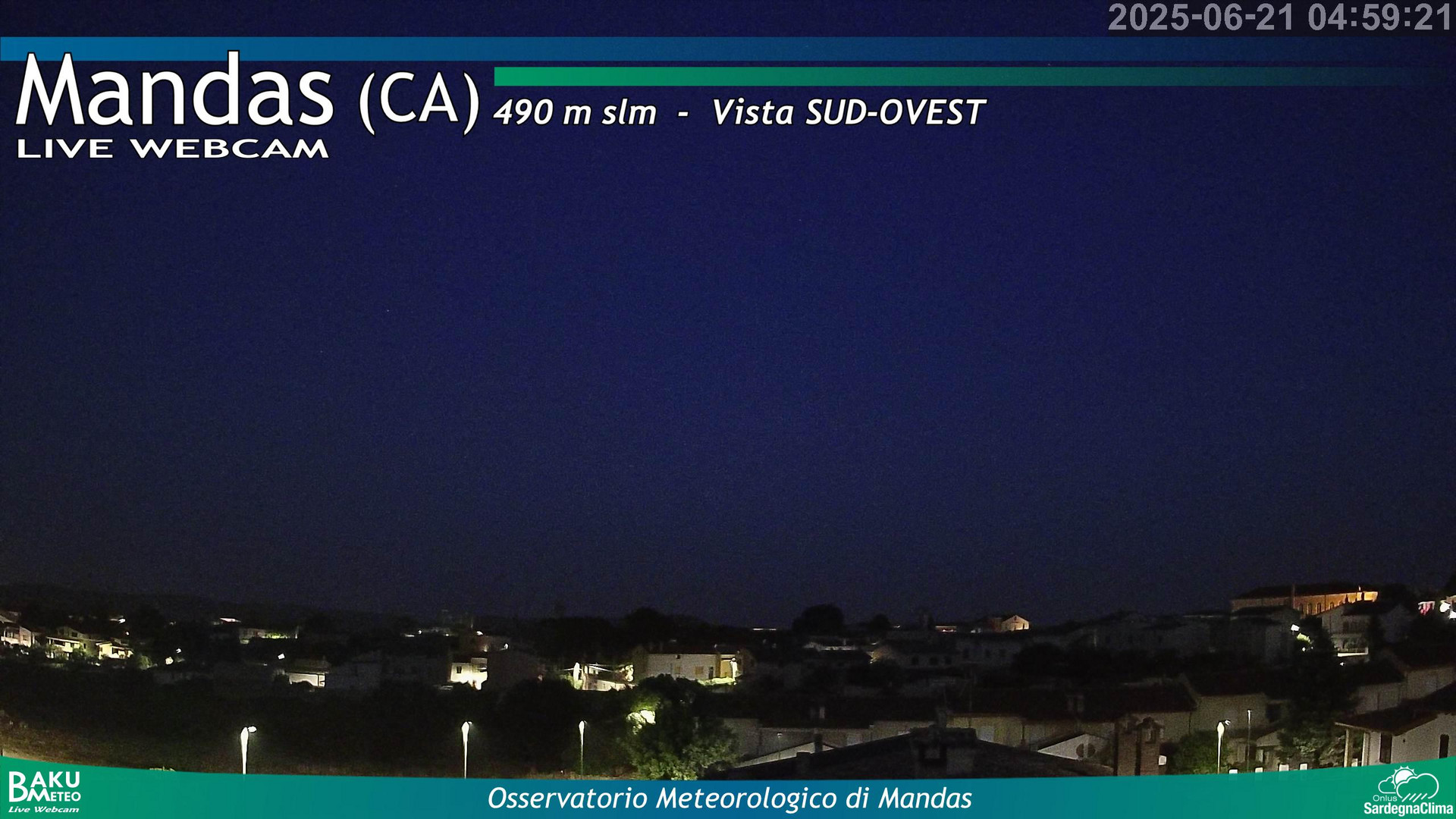 time-lapse frame, Mandas webcam