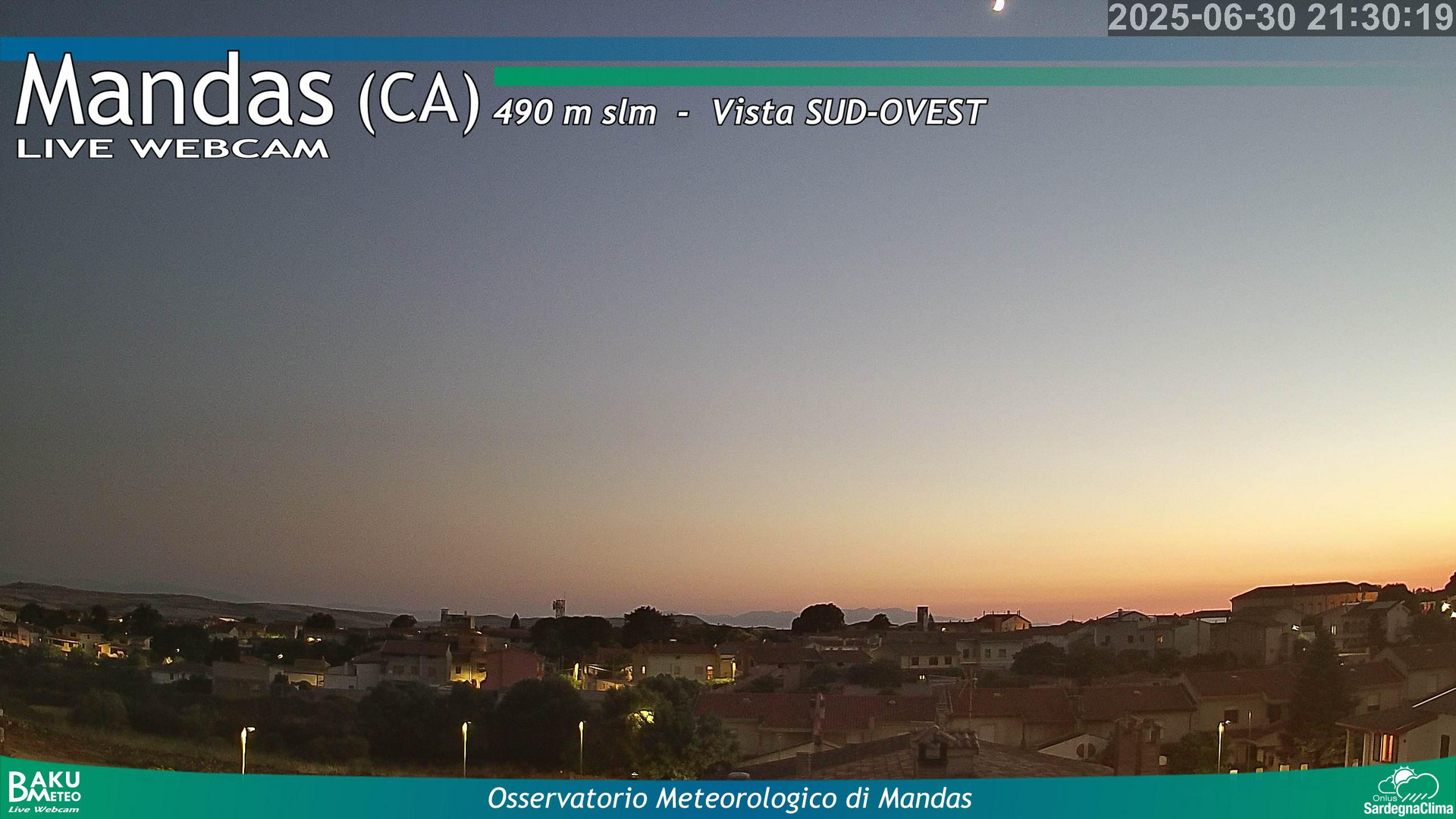 time-lapse frame, Mandas webcam