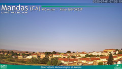view from Mandas on 2025-07-01