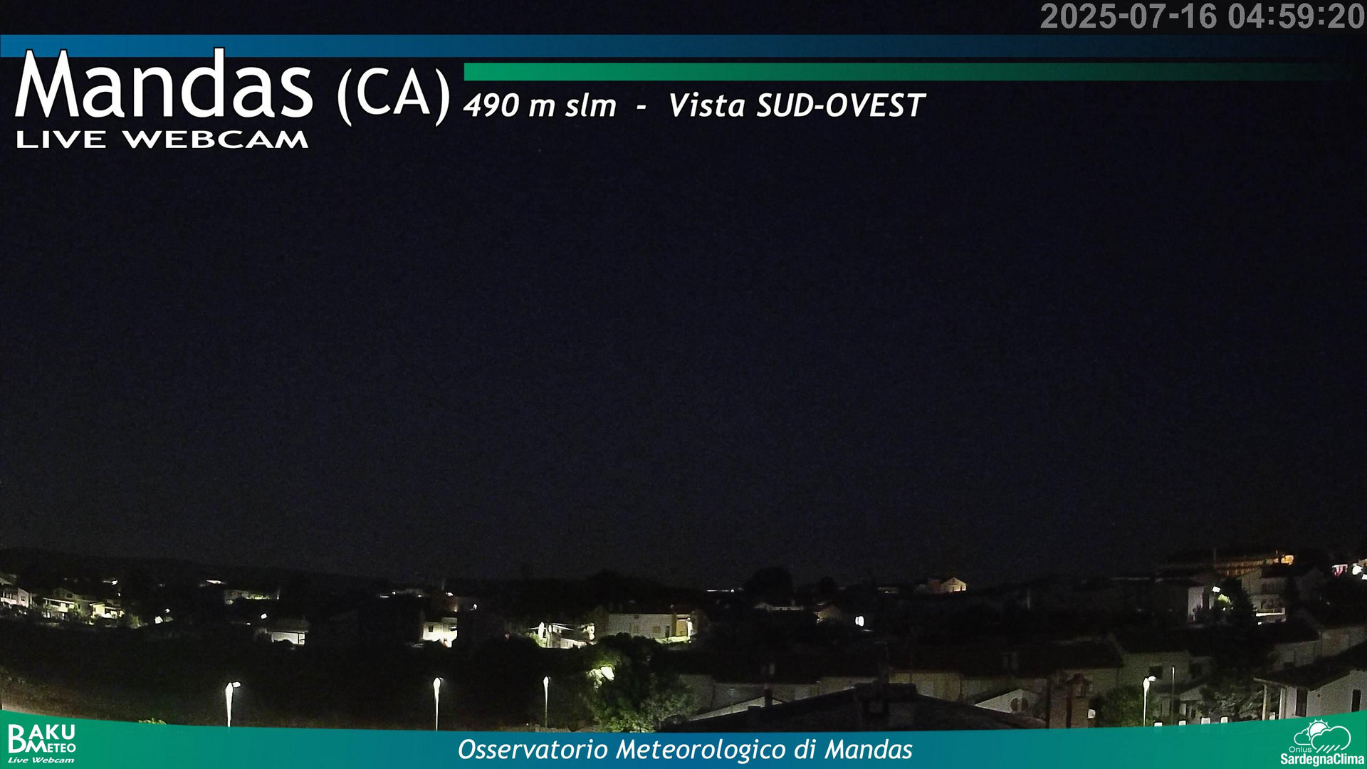 time-lapse frame, Mandas webcam