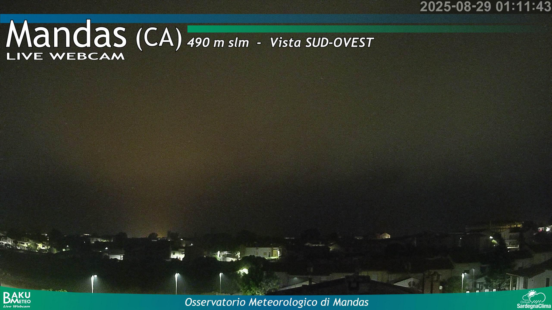 time-lapse frame, Mandas webcam