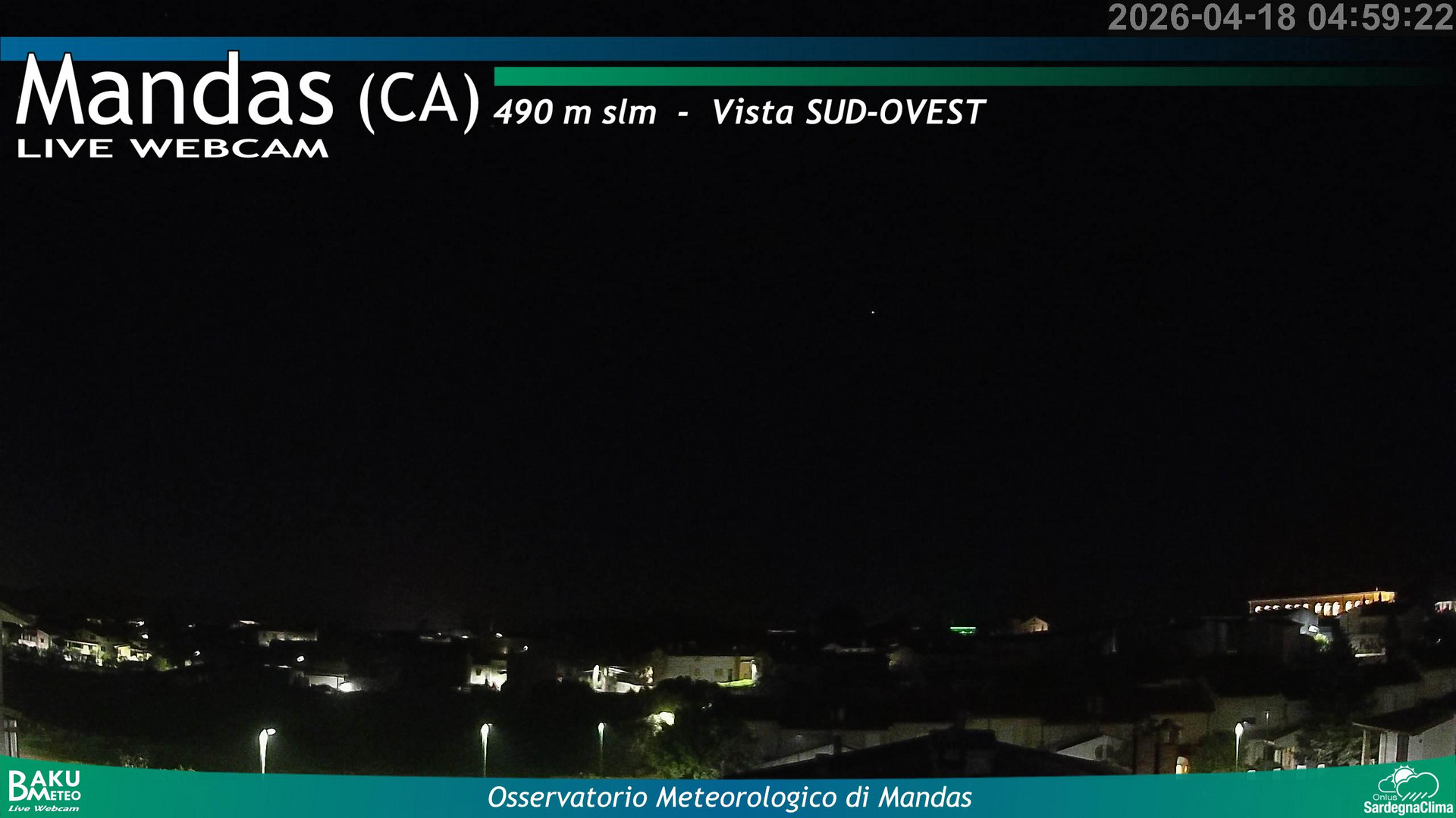 time-lapse frame, Mandas webcam