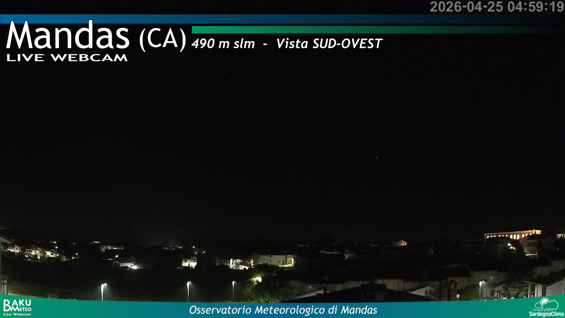 time-lapse frame, Mandas webcam