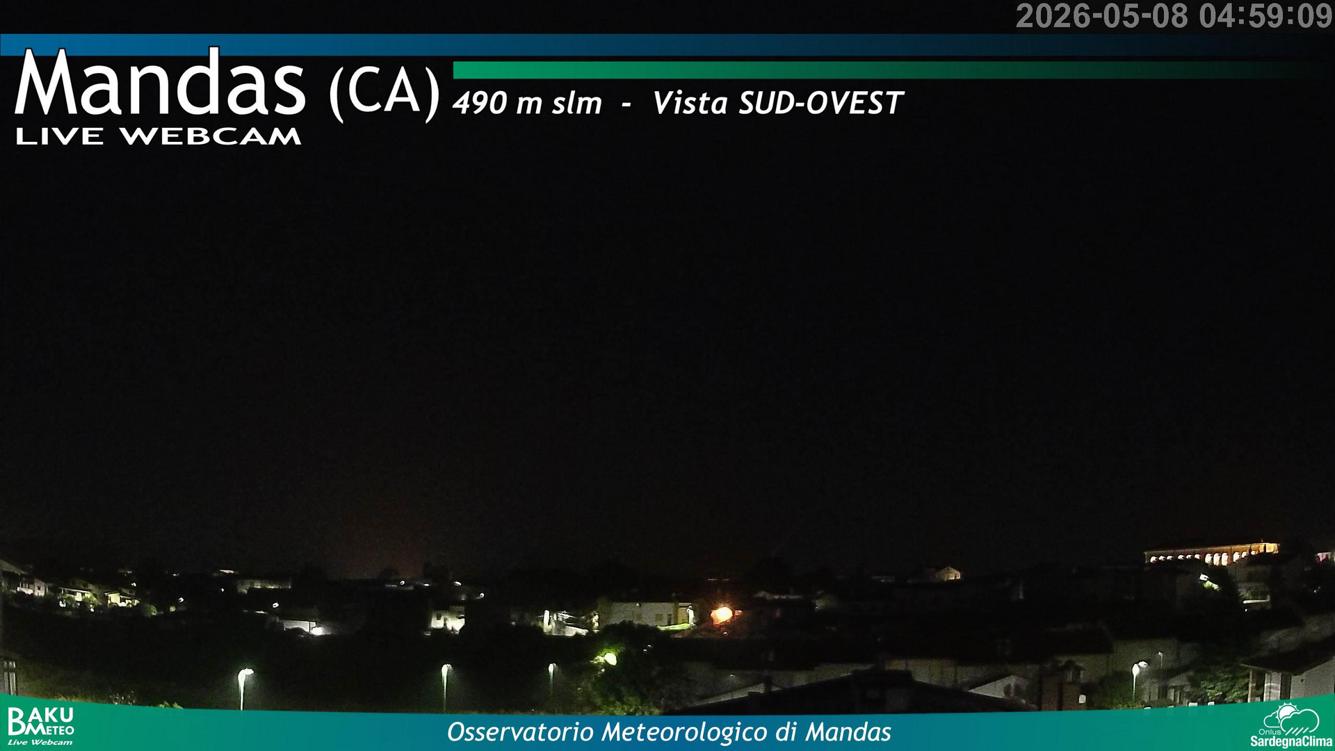 time-lapse frame, Mandas webcam