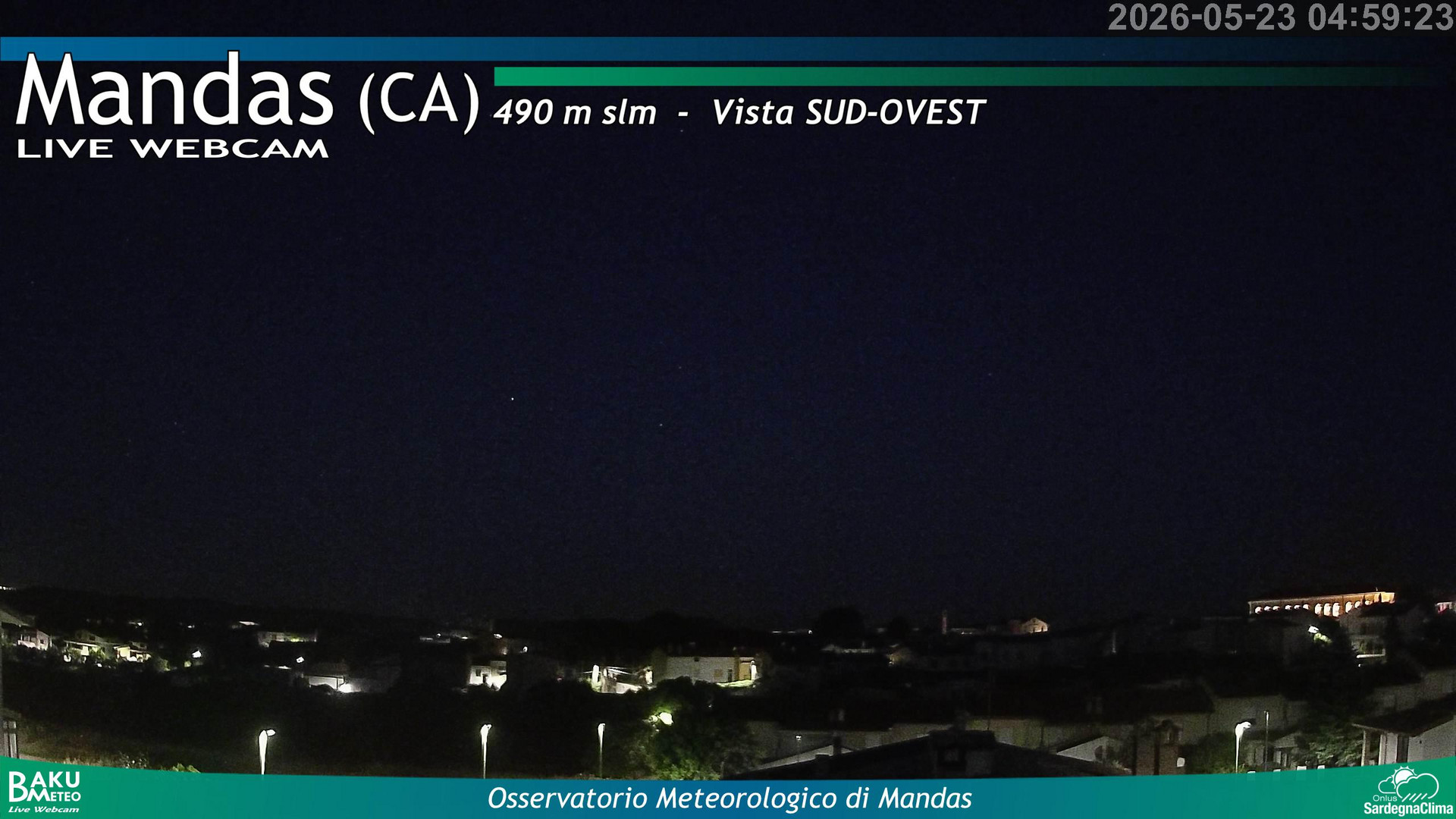 time-lapse frame, Mandas webcam