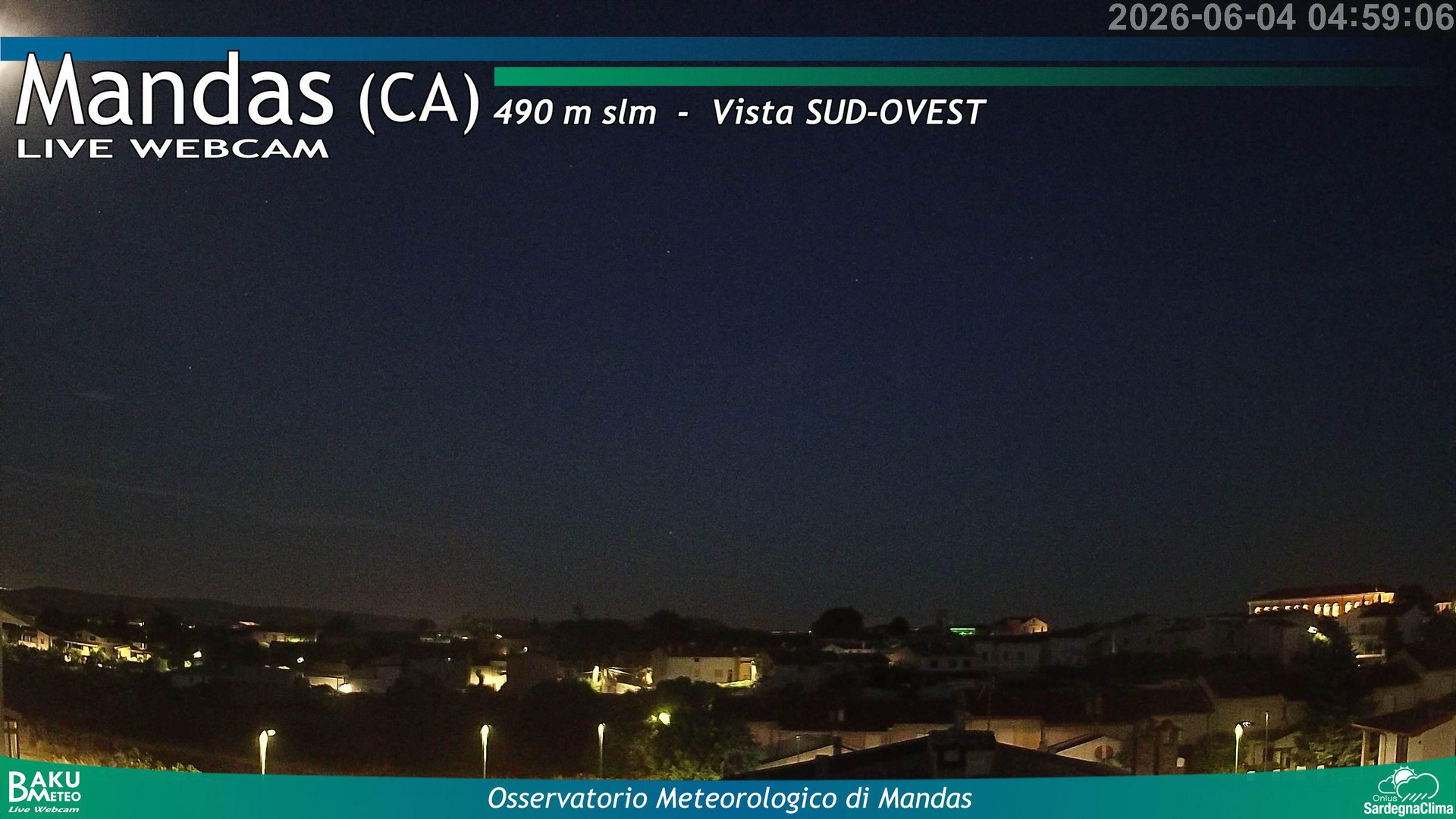 time-lapse frame, Mandas webcam