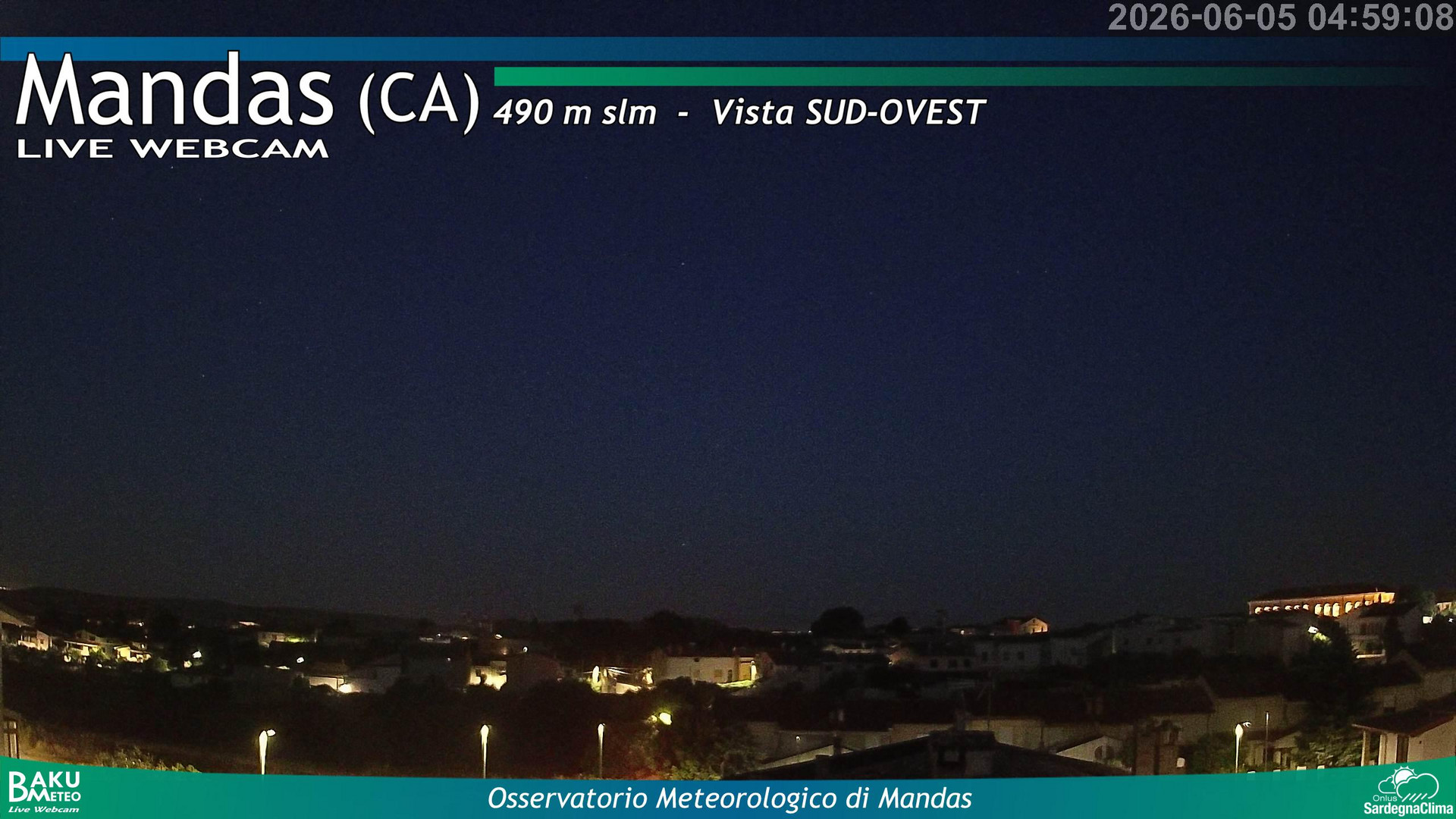 time-lapse frame, Mandas webcam