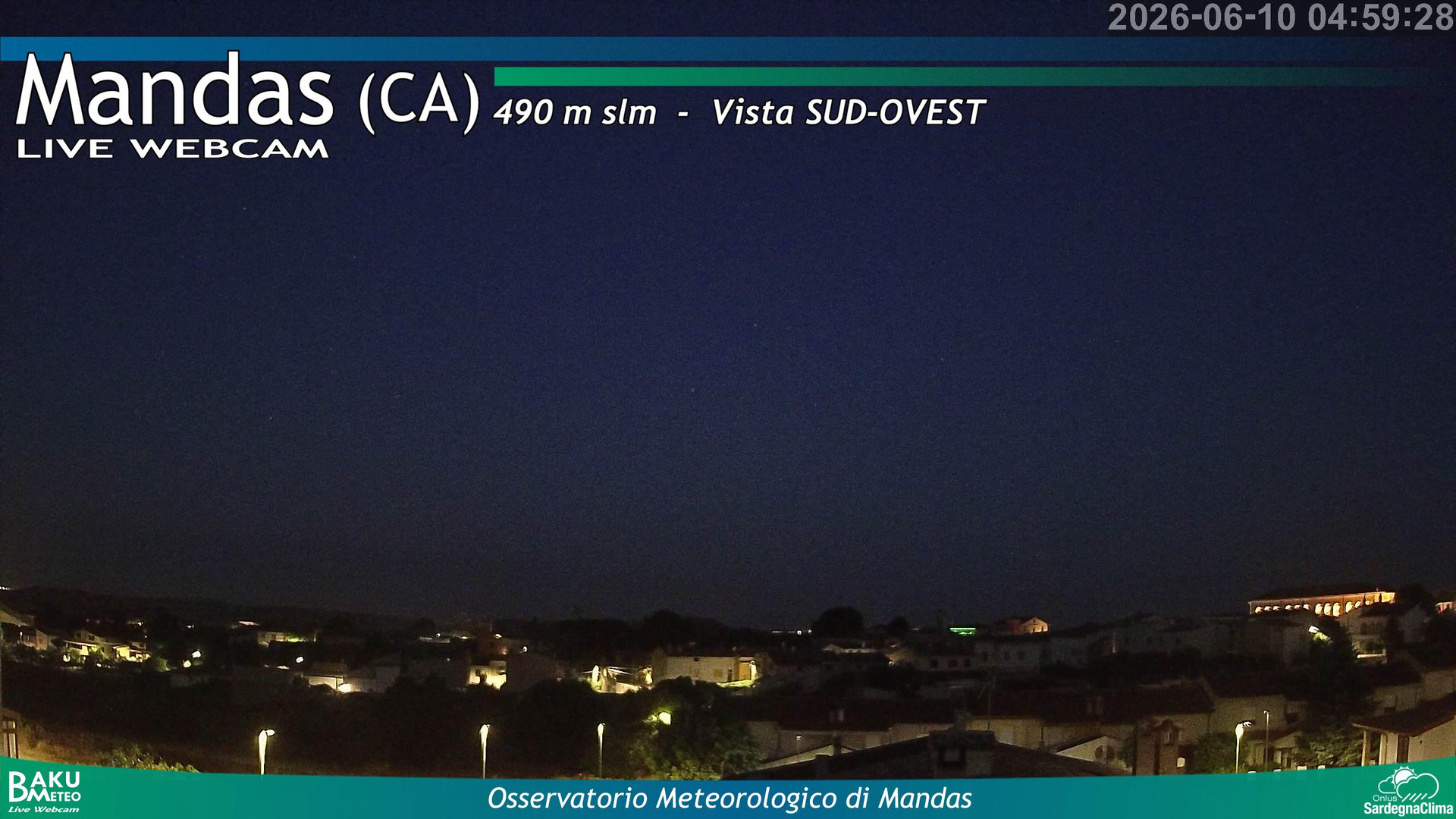 time-lapse frame, Mandas webcam