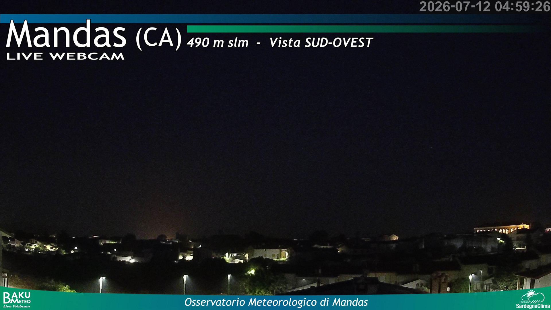 time-lapse frame, Mandas webcam