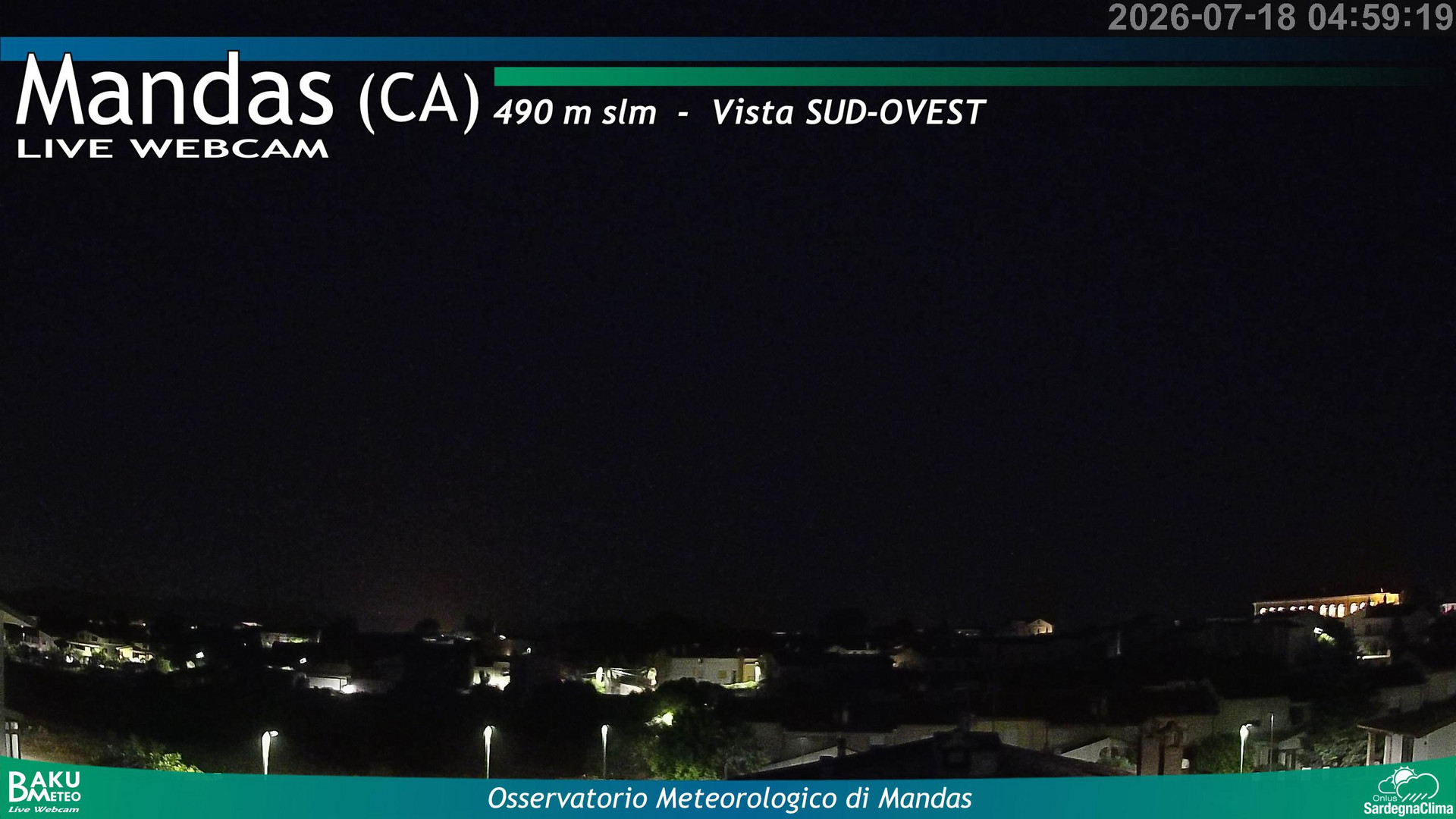 time-lapse frame, Mandas webcam