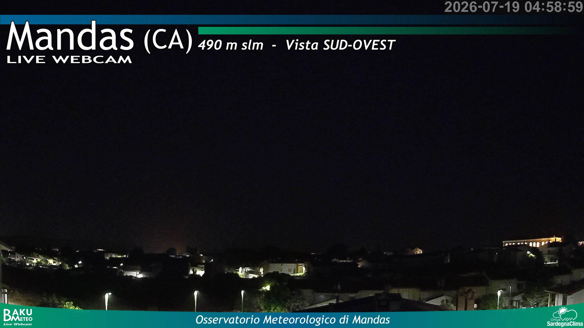 time-lapse frame, Mandas webcam