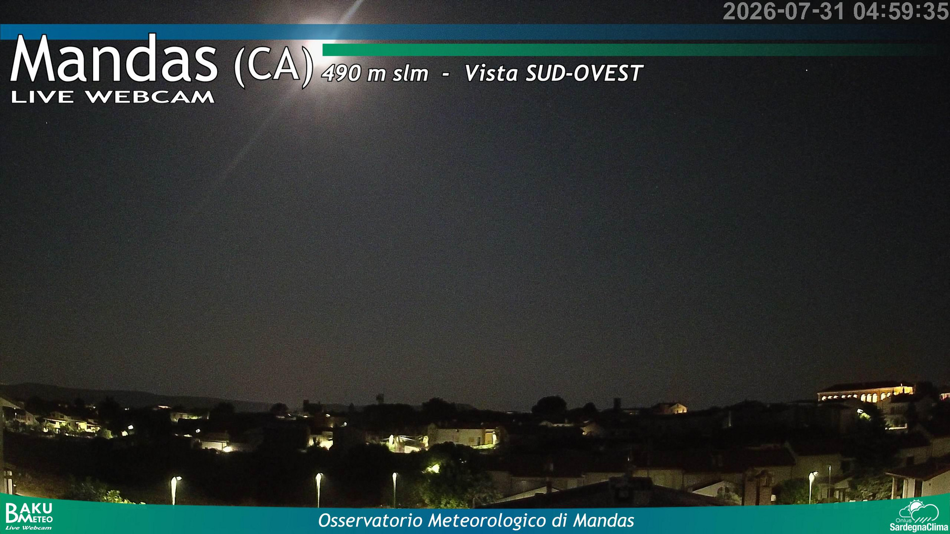 time-lapse frame, Mandas webcam