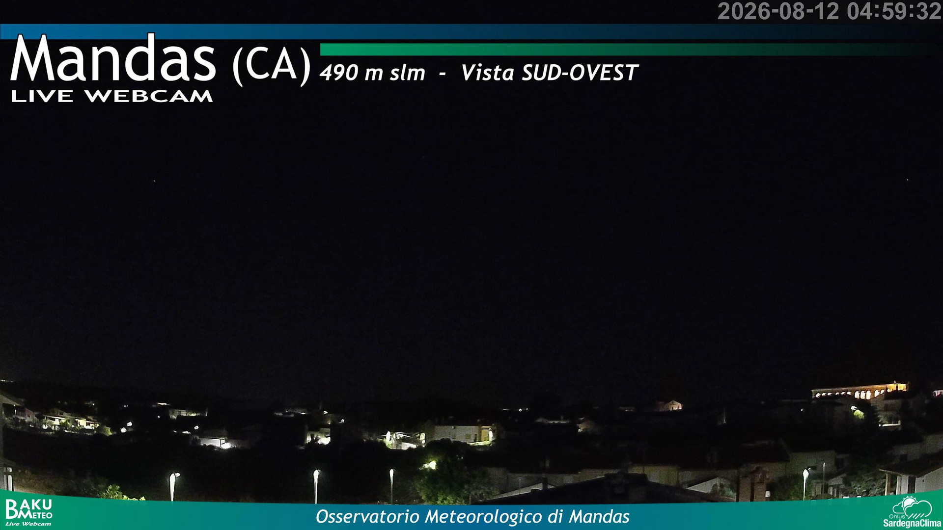 time-lapse frame, Mandas webcam