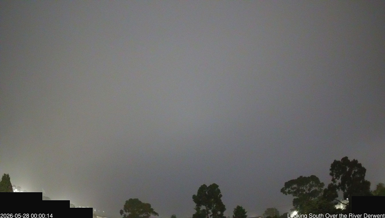 time-lapse frame, Aurora Cam Tasmania webcam