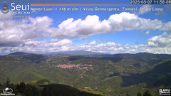 view from Monte Lusei Panoramica on 2025-05-07