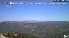 view from Monte Lusei Panoramica on 2025-06-25