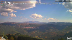 view from Monte Lusei Panoramica on 2025-07-01