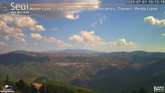 view from Monte Lusei Panoramica on 2025-07-01