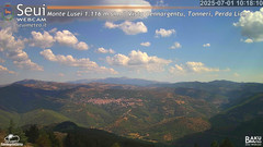 view from Monte Lusei Panoramica on 2025-07-01