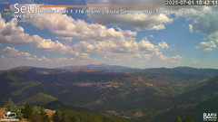 view from Monte Lusei Panoramica on 2025-07-01