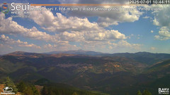 view from Monte Lusei Panoramica on 2025-07-01