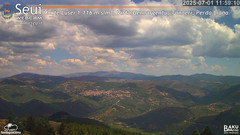 view from Monte Lusei Panoramica on 2025-07-01