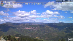 view from Monte Lusei Panoramica on 2026-05-17