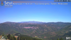 view from Monte Lusei Panoramica on 2026-05-25