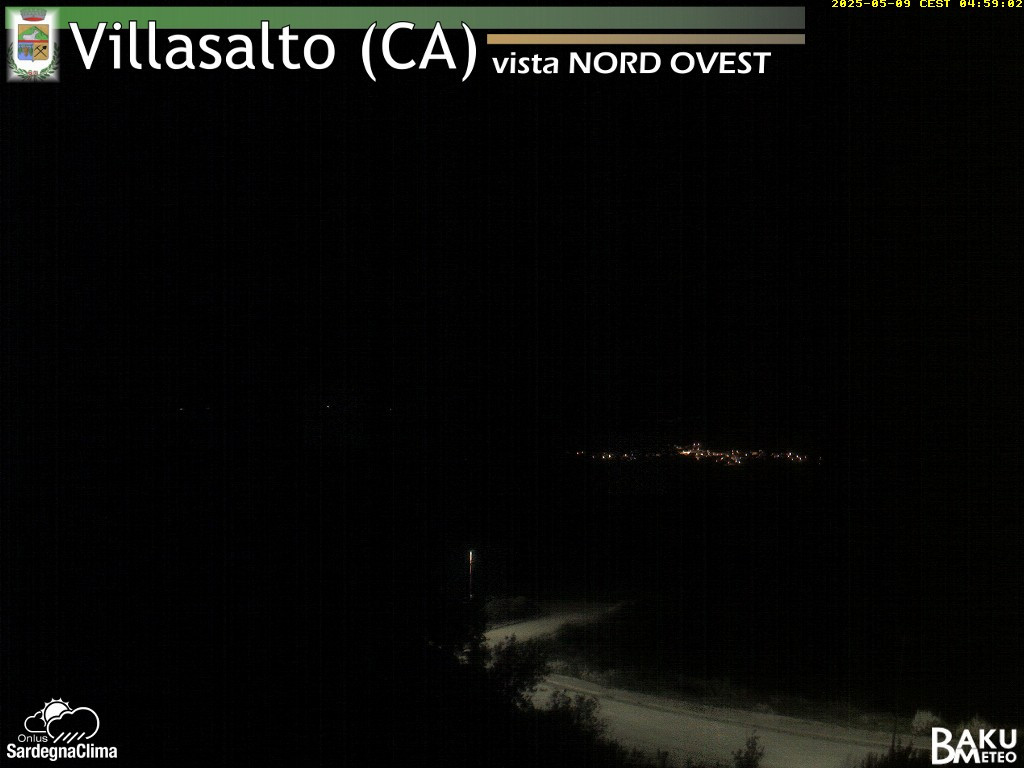 time-lapse frame, Villasalto webcam