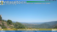 view from Villasalto on 2026-07-09