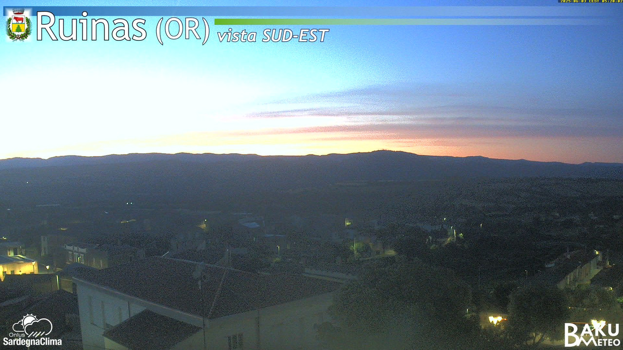 time-lapse frame, Ruinas SE webcam