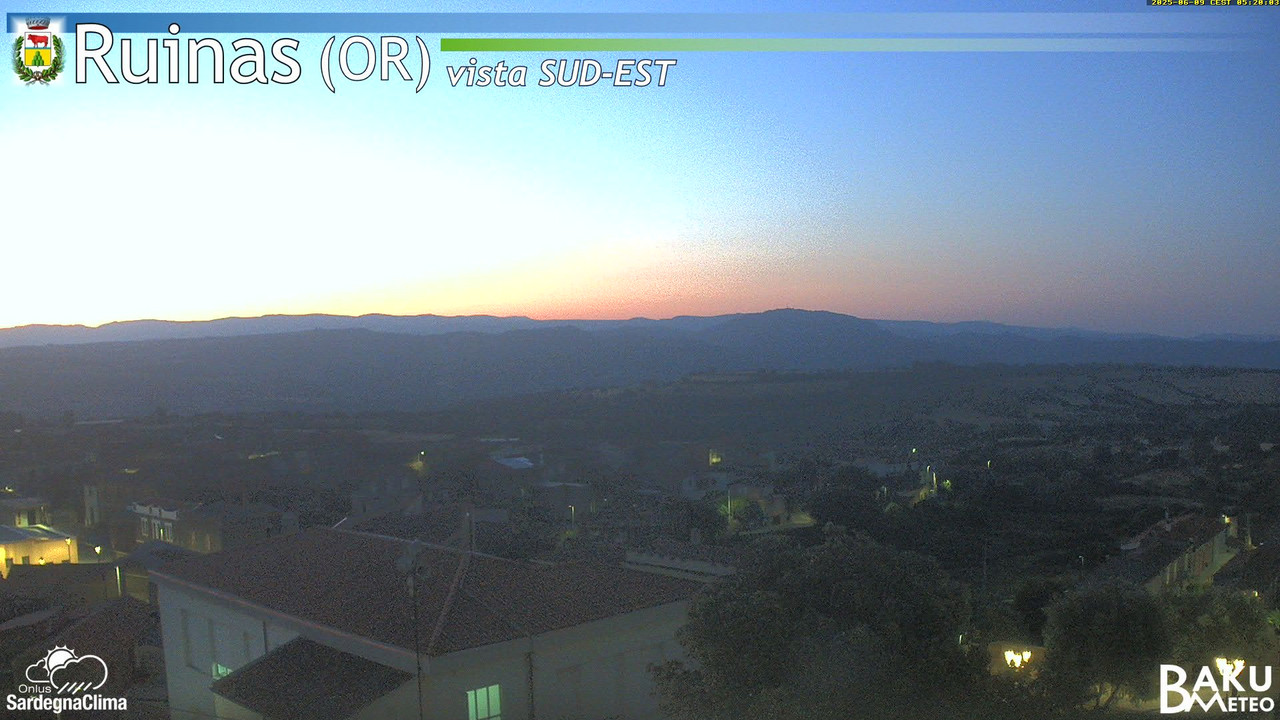 time-lapse frame, Ruinas SE webcam
