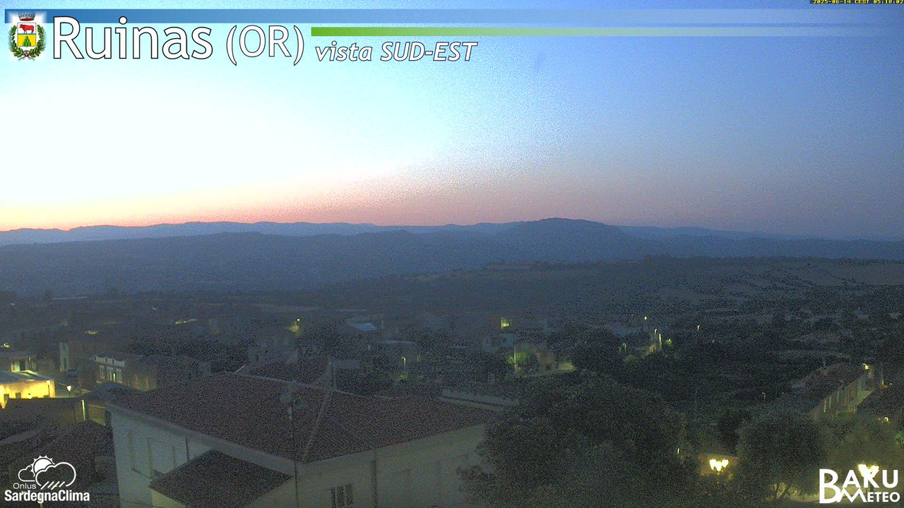 time-lapse frame, Ruinas SE webcam
