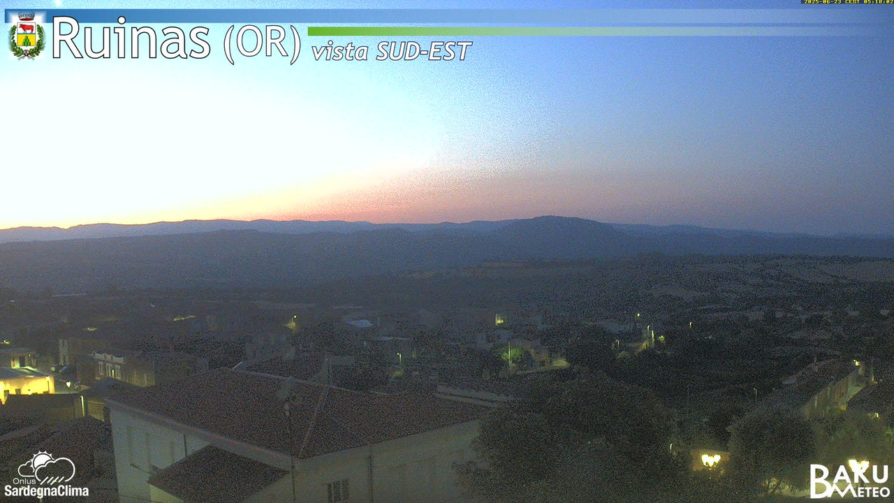 time-lapse frame, Ruinas SE webcam